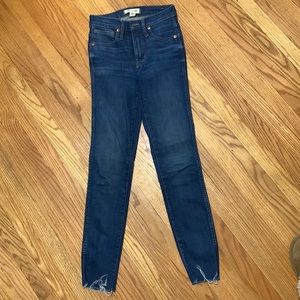 Madewell 9inch high rise skinny